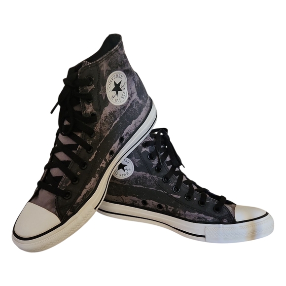 Converse All Star Chuck Taylor Hi Charcoal Grey Sneakers Men 9 Women 11 - Picture 6 of 11